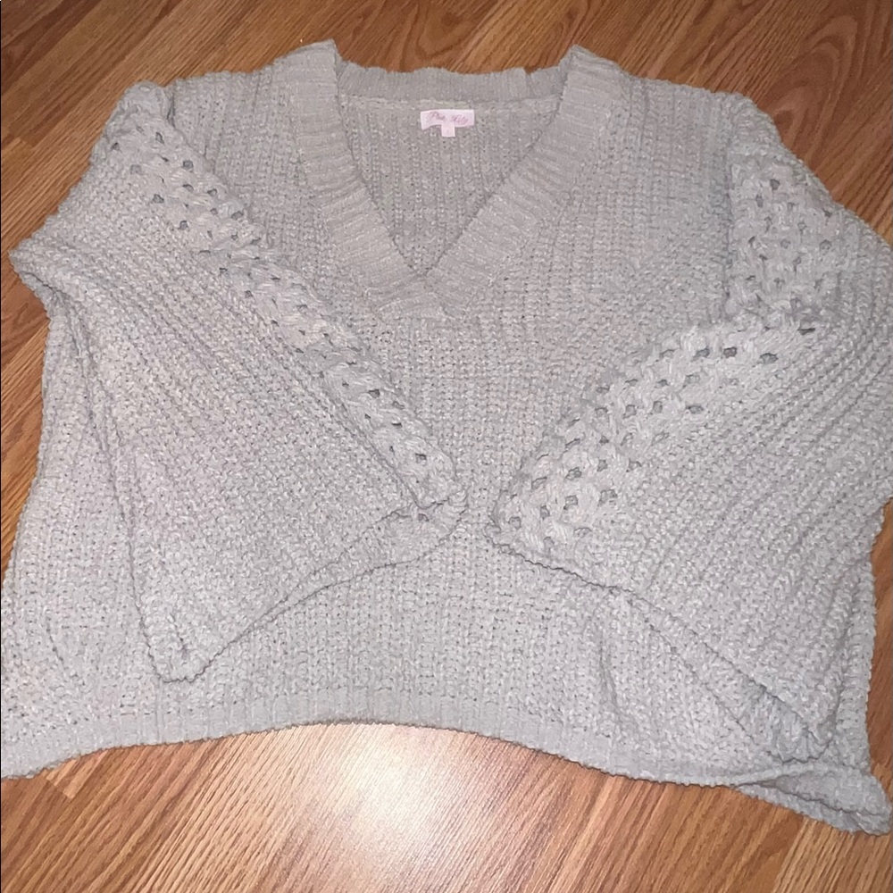 Pink Lily thick knit sweater